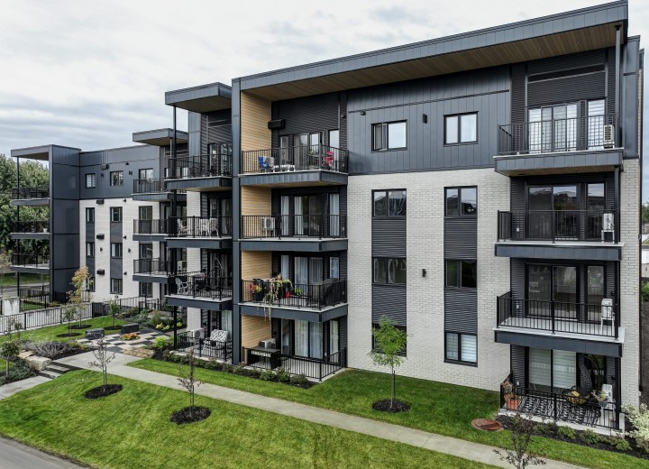 2023 Unité modèle Construction Lemay Fleury Victoriaville Façade 1